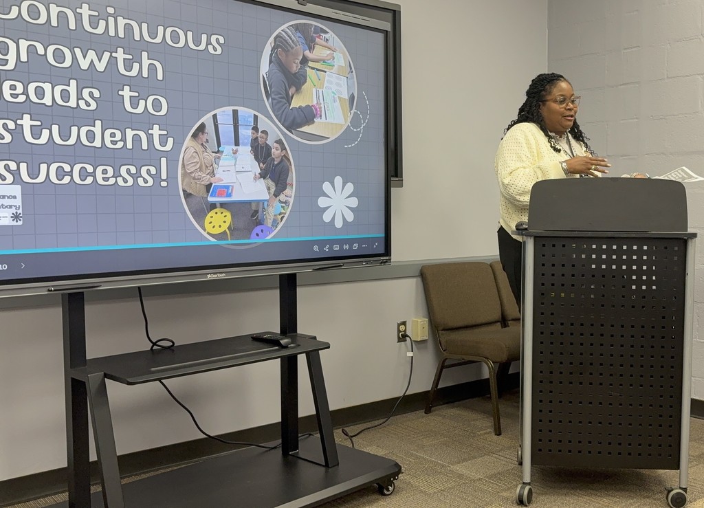 Dr. Haslam is presenting