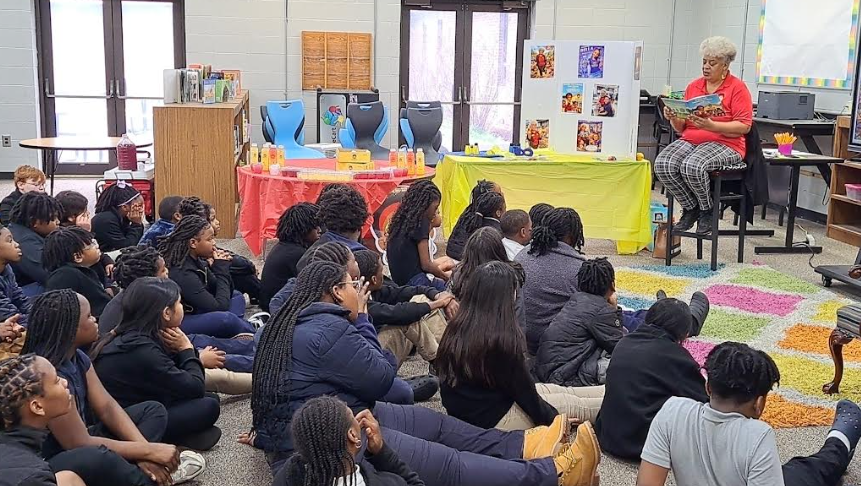 5th graders + lemonade + history = a perfect Black History Month treat! 🍋✨ Our 5th graders had a blast today with Grandma Val’s Lemonade! They sampled the delicious lemonade and learned about its history — a perfect way to celebrate Black History Month. Sending big love and best wishes to Grandma Val and her family for sharing their story and spreading joy with our school! 🖤✨ #BlackHistoryMonth #GrandmaValsLemonade #5thGradeFun #SweetLearning #CommunityLove