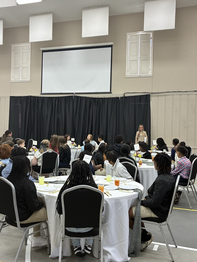 Our 5th graders attended an Etiquette Luncheon 