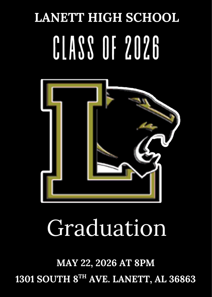 Class of 2026 Graduation may 22, 2026 at 8PM