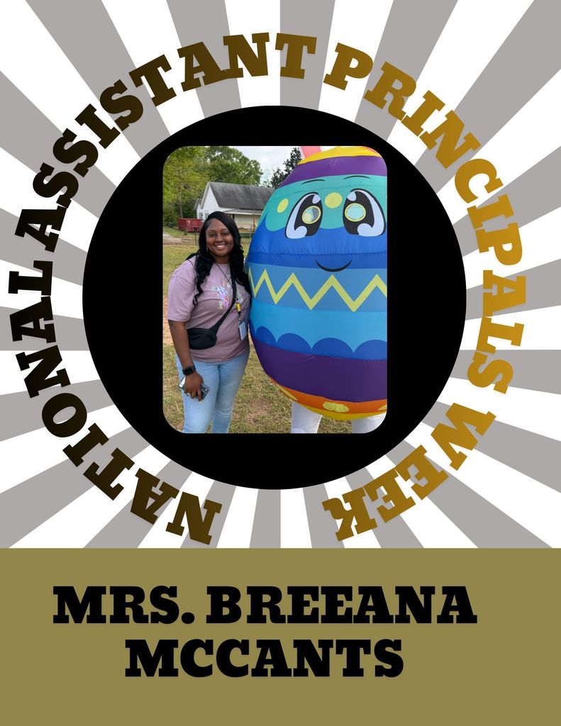 Esta semana celebramos con orgullo la Semana Nacional de los Subdirectores, y queremos dar un reconocimiento especial a la Sra. McCants. 🖤 Agradecemos todo lo que hace para ayudar a que nuestra escuela crezca y tenga éxito. 🖤💛📚