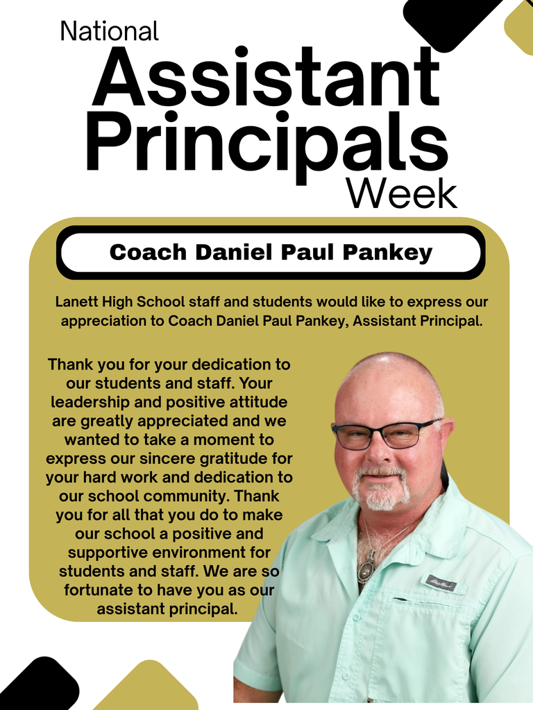 🎉📚 Happy National Assistant Principals Week! 📚🎉  This week, we proudly celebrate the incredible dedication, leadership, and heart of our Assistant Principal! 💙💛  From supporting students and staff to keeping our school running smoothly each day, their impact does not go unnoticed. They are problem-solvers, motivators, and champions for success—always going above and beyond for our school community.  Please join us in showing appreciation for all they do to make our school a better place! 👏✨