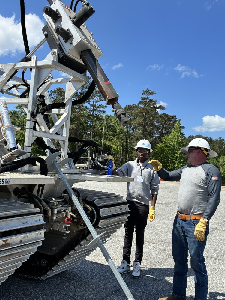 4 of our senior students had the opportunity to attend Lineman Day in Phenix City, hosted by Alabama Power.  