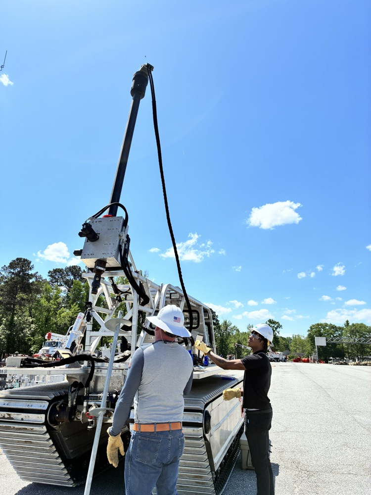 4 of our senior students had the opportunity to attend Lineman Day in Phenix City, hosted by Alabama Power.  