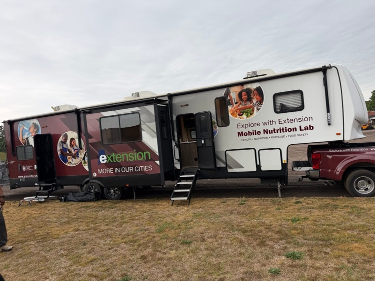 Our students truly enjoyed the Extension Mobile Nutrition Lab
