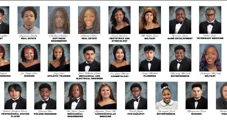 Every picture tells a story of ambition, determination, and future success. 🎓 Our seniors are stepping into their purpose with confidence, and we are proud to celebrate their journey as they turn dreams into reality! ✨ #CTE #SeniorWall #BrightFutures