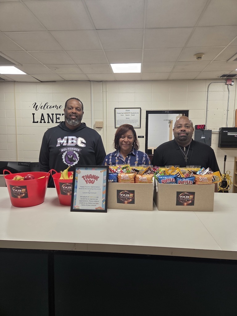 Snacks for Teachers donated by Alumni Adriane Billingslea