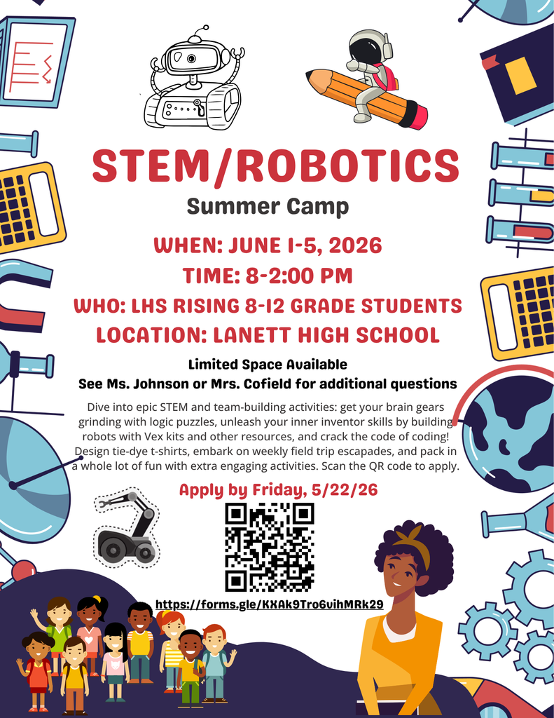 STEM/Robotics Summer Camp June 1-5 from 8am - 2pm