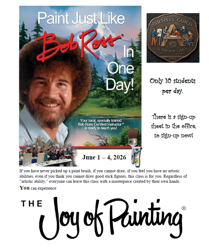 The Joy of Painting June 1-4 