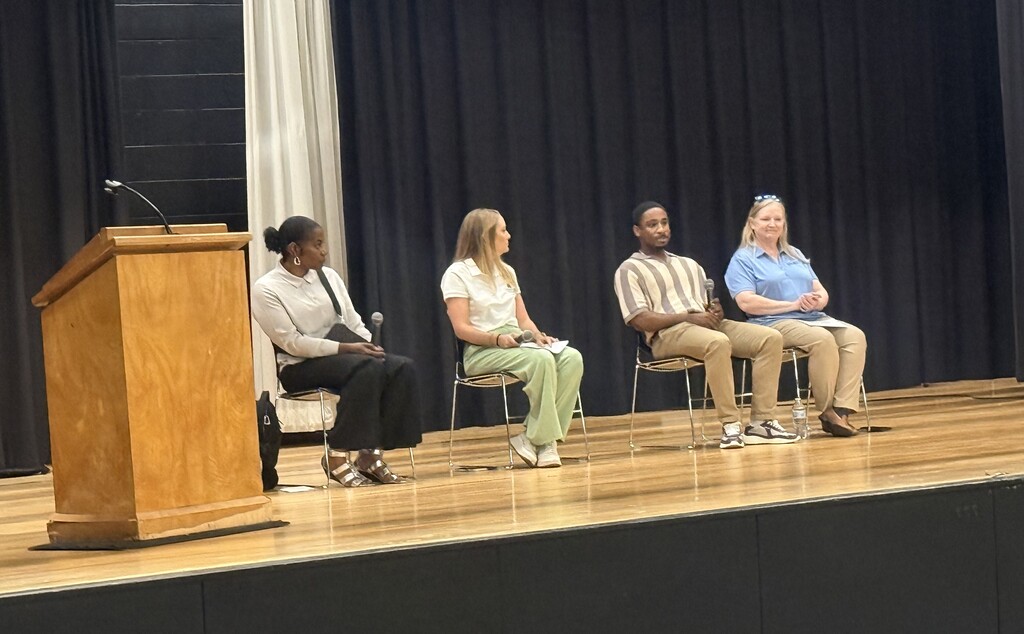 Lanett City Schools is committed to preparing students for success beyond graduation by equipping educators with meaningful, real-world learning experiences. In partnership with the Chambers County Development Authority, teachers and instructional staff serving grades 6–12 recently participated in the "Teachers on Tour" professional development program.  The experience began with an informative workforce panel featuring Mrs. Kim Shane of Smurfit Westrock, Mr. Tramontae Jackson of Hilex, Mrs. Maria Coley of Knauf, and Ms. Ansley Emfinger from the Chambers County Development Authority. The panelists shared valuable insights about career opportunities available within our local industries, the skills employers are seeking, and the importance of developing a highly skilled workforce for the future.  Following the panel discussion, participants toured local manufacturing facilities where they observed advanced manufacturing processes, innovative technologies, and workplace operations firsthand. These experiences provided educators with a greater understanding of the knowledge and skills students need to be successful in today's workforce.