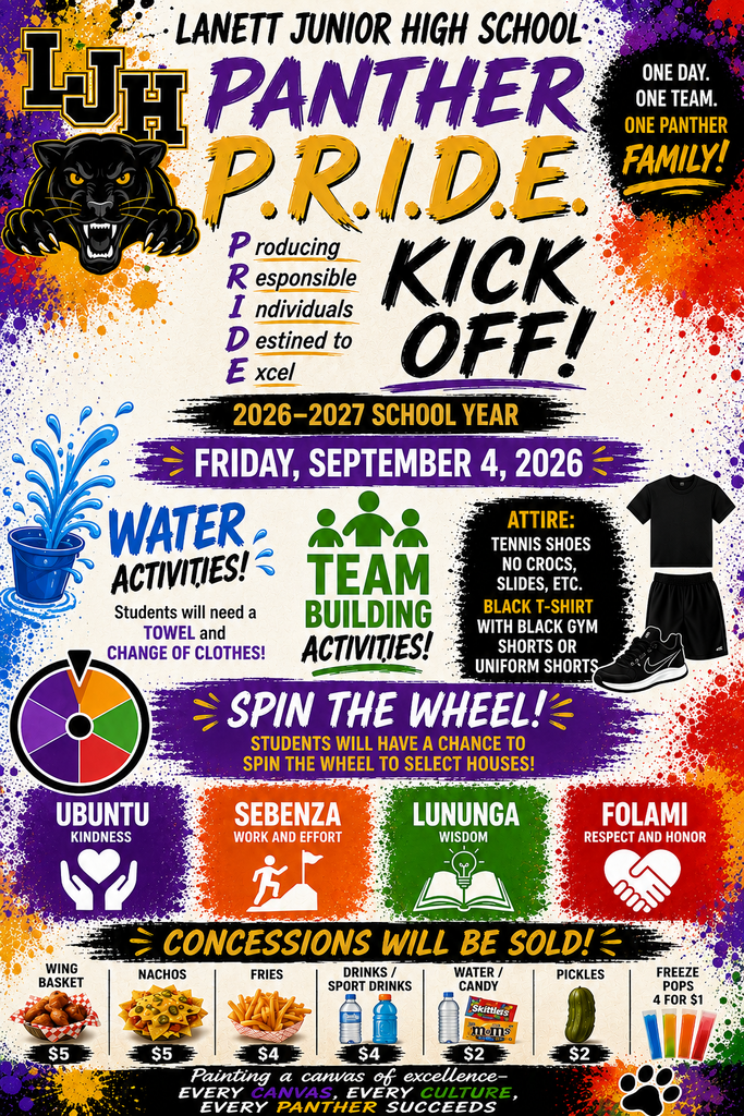 Panther Pride House tournament Kick Off