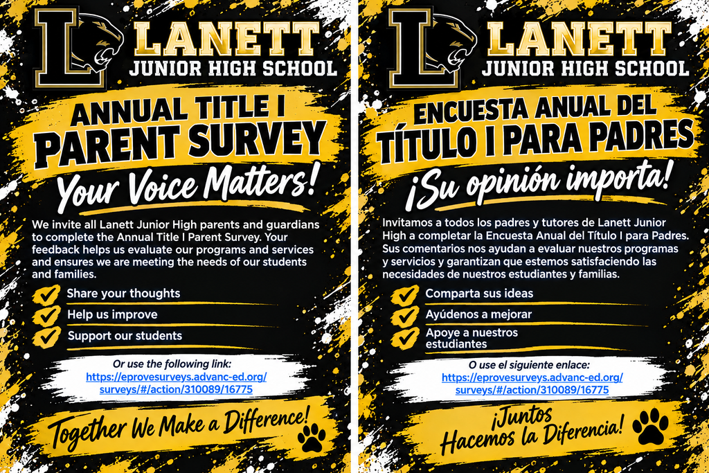 Annual Title I Parent Survey.
