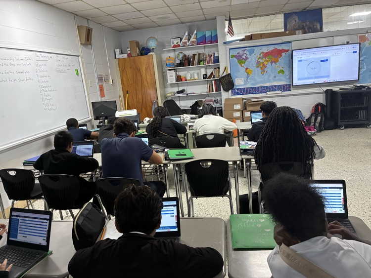 students taking Kuder assessments