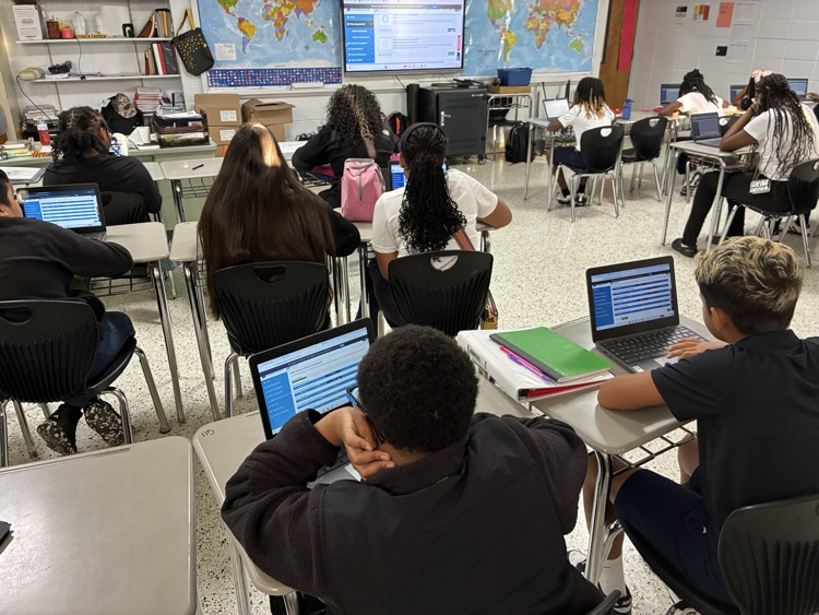 students taking Kuder assessments