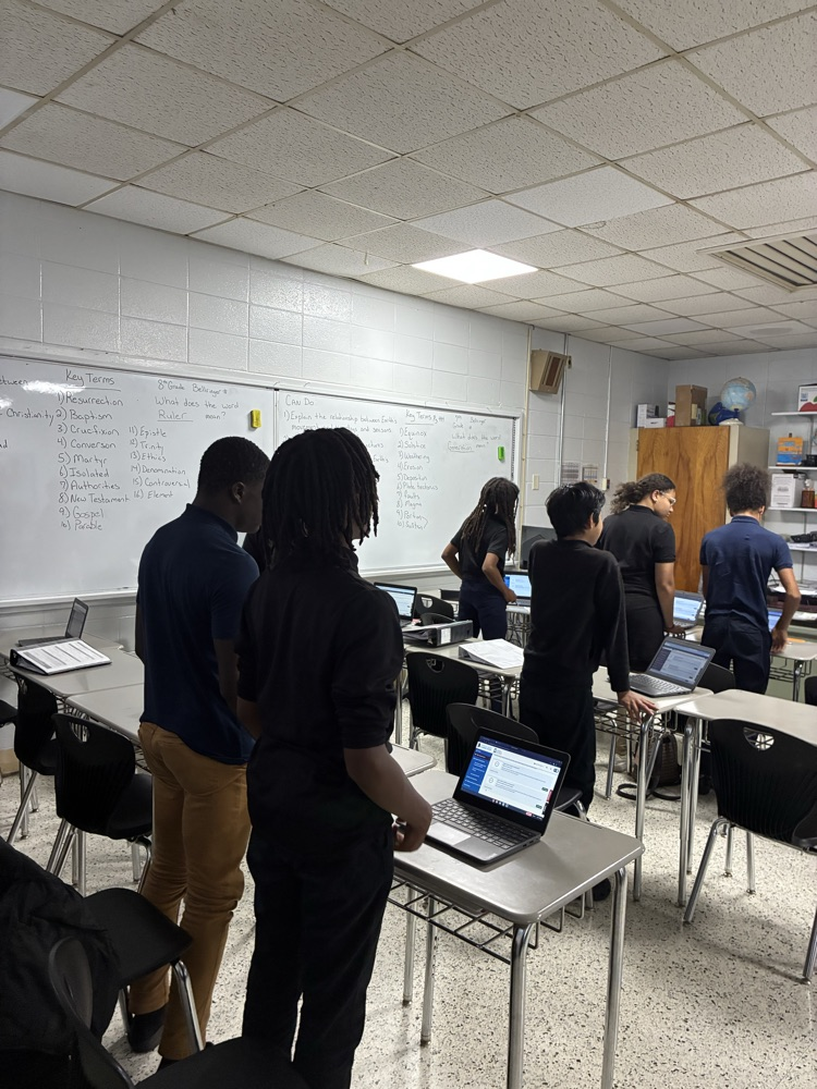 students taking Kuder assessments