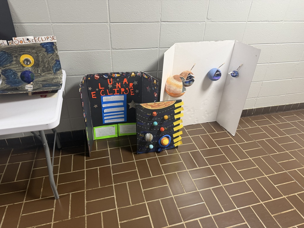 Science projects on display!