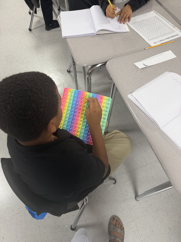 Students are hard at work in math!