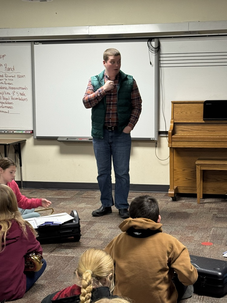 band director in front of class