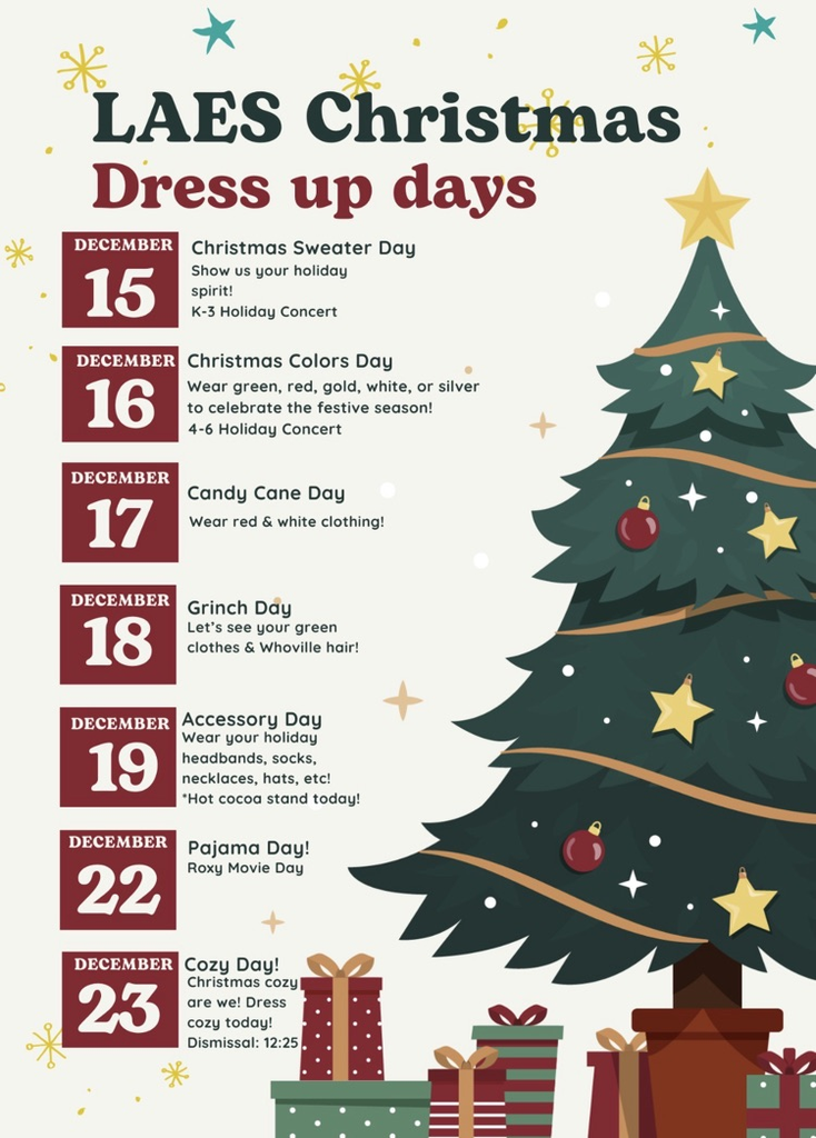 flyer for dress up days