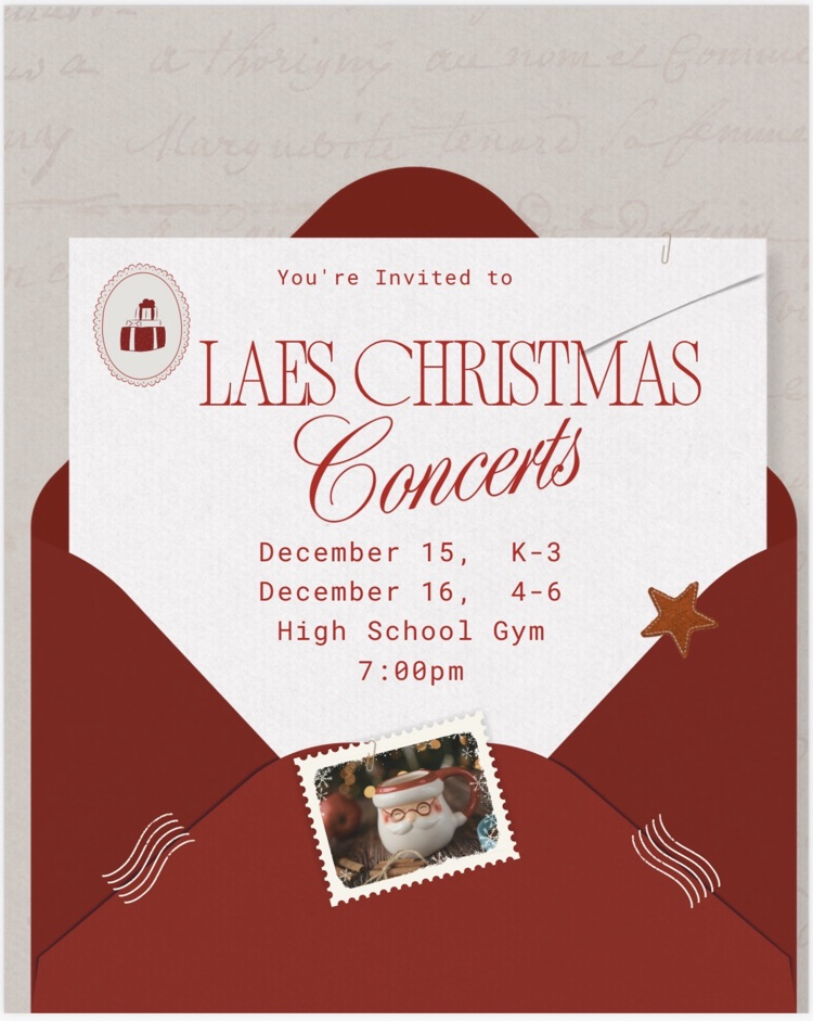 Christmas concert invite