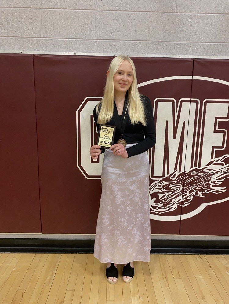 Jaymee and her 1st place 