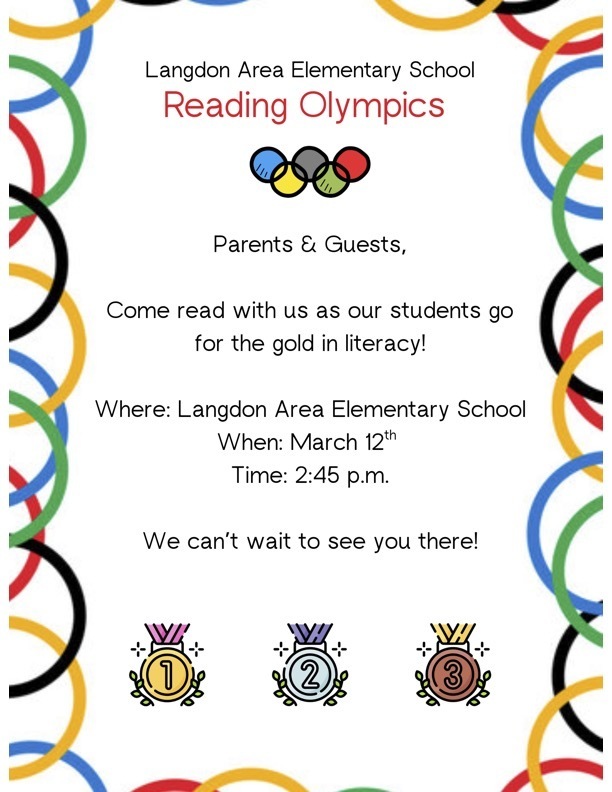 Reading Olympics Flyer