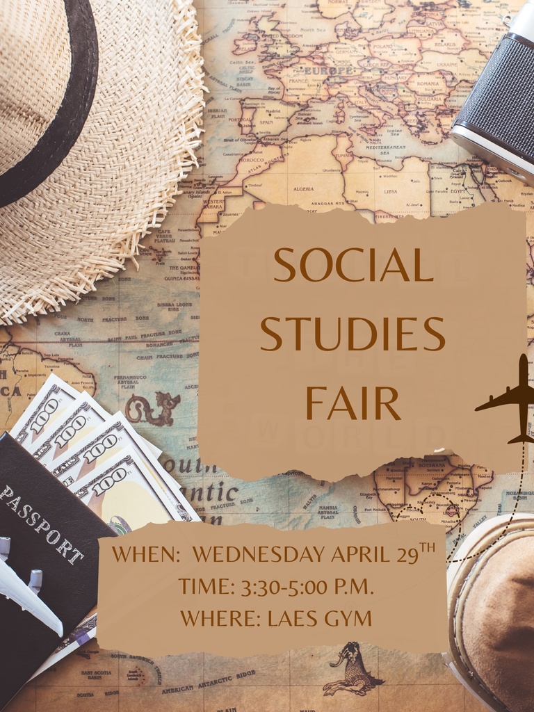 Social Studies Fair flyer