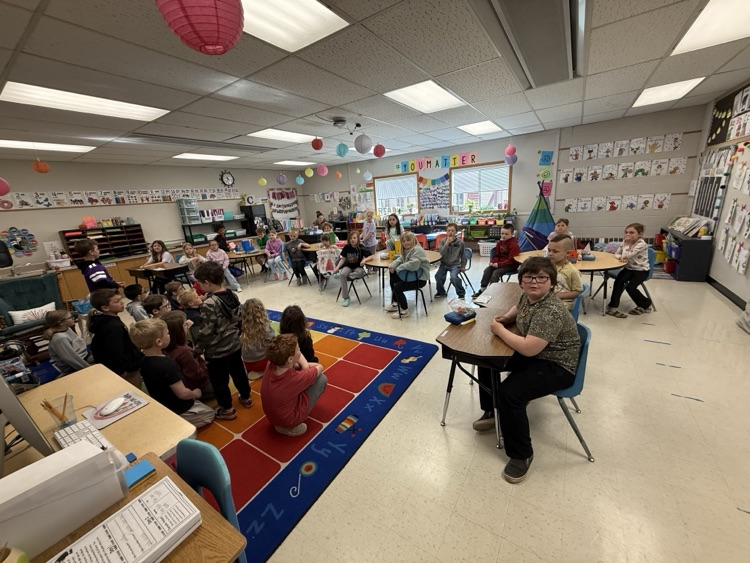 kids in a classroom 