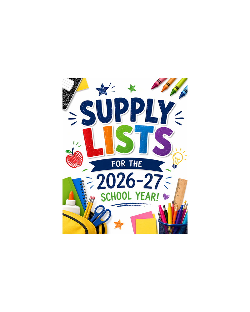 26-27 Supply Lists