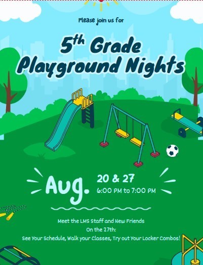 5th Grade Playground Night