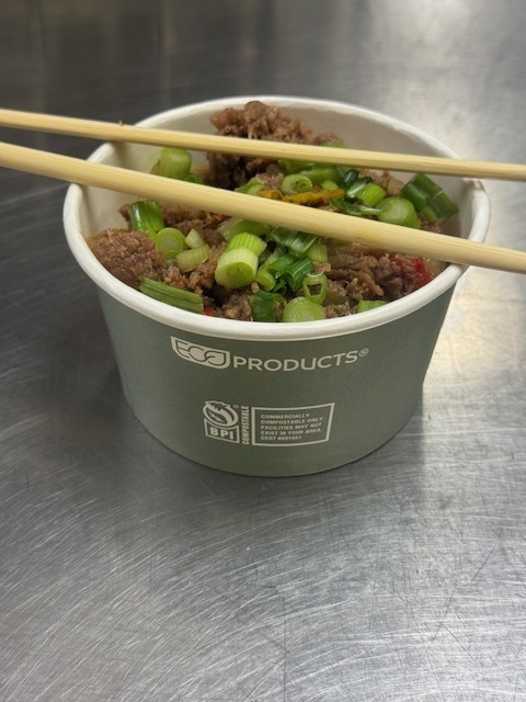 Beef & Pepper Rice Bowl 