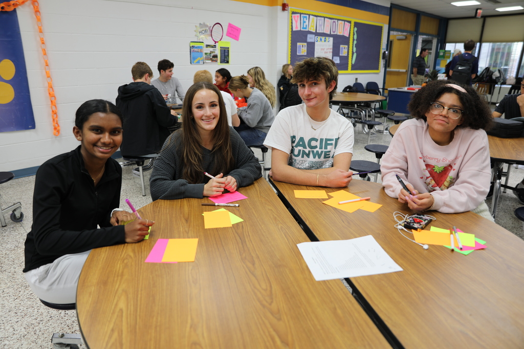 a group of students posing for a picture