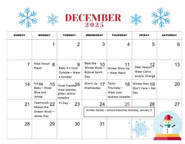 December Dress Up Days