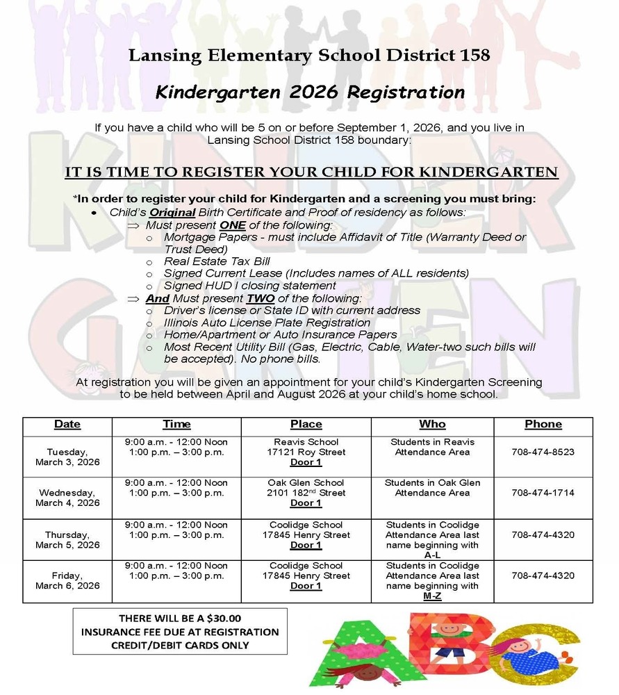 Kindergarten Registration