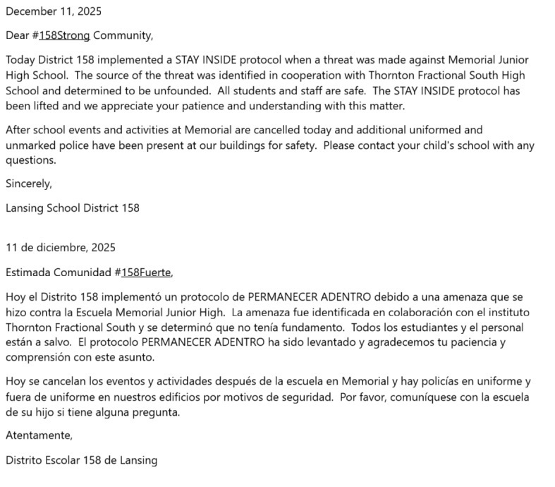 D158 Stay Inside Protocol 12-11-25