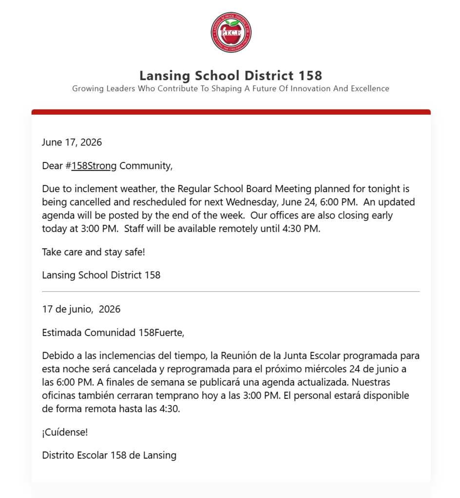 D158 Safety Alert 06-17-26