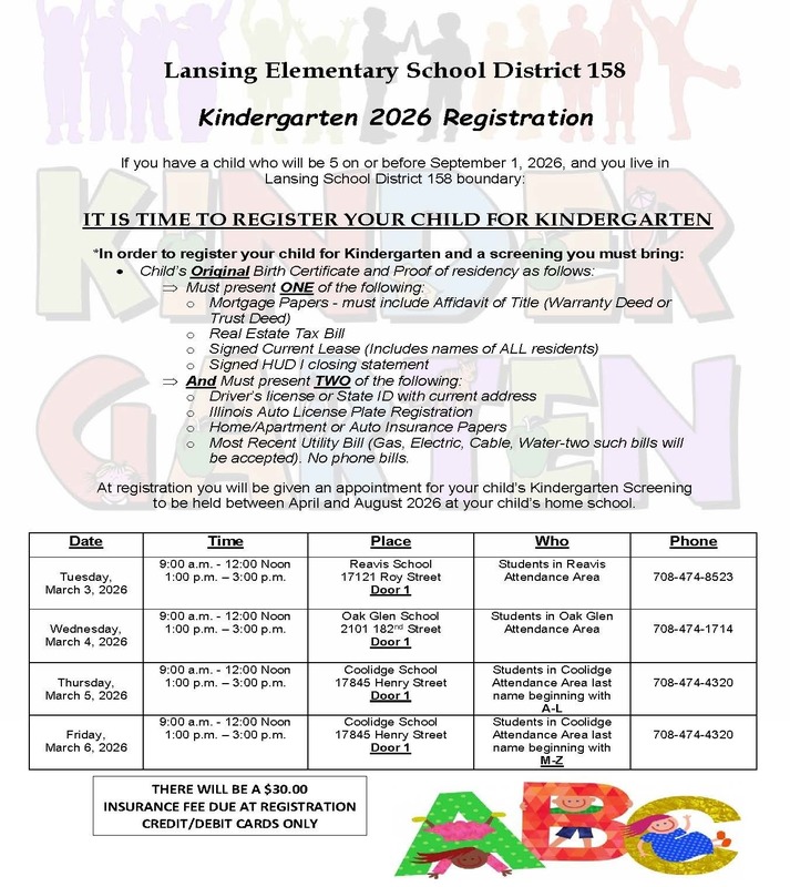 Kindergarten Registration