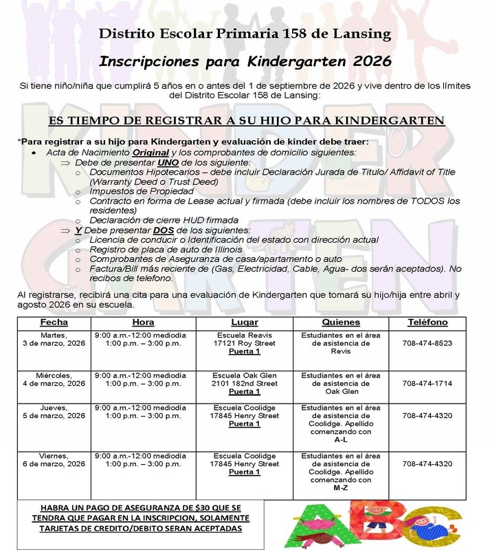 Kindergarten Registration