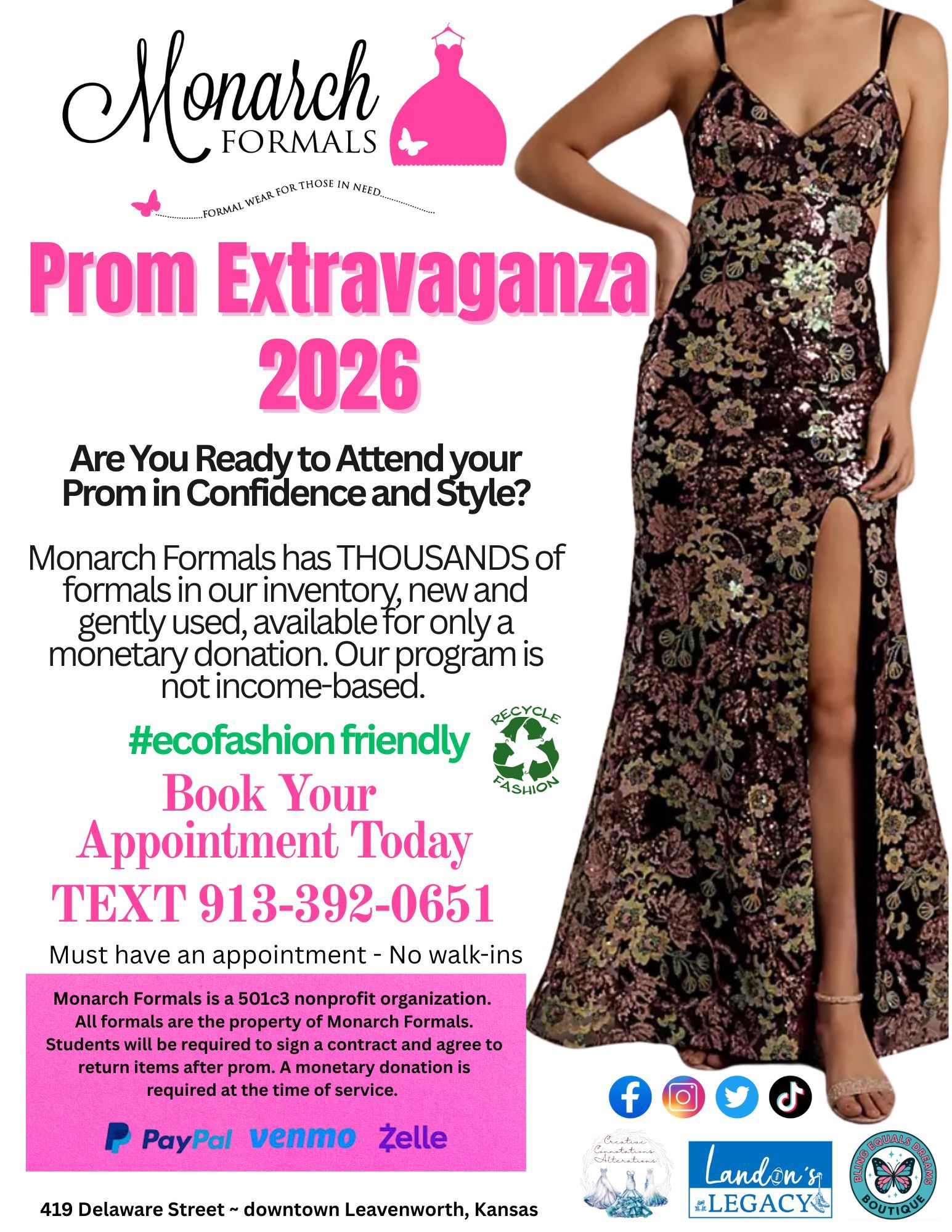 Monarch Formals Prom Extravaganza 2026 Helps Students Shine with Confidence  and Style | Lansing USD 469