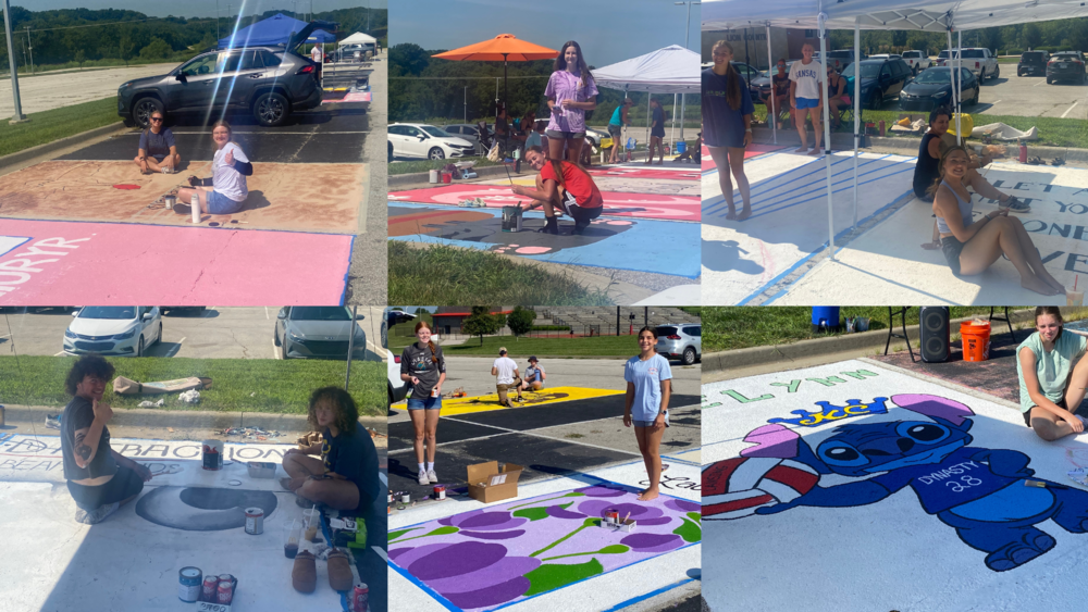 Senior Paint the Spot Day