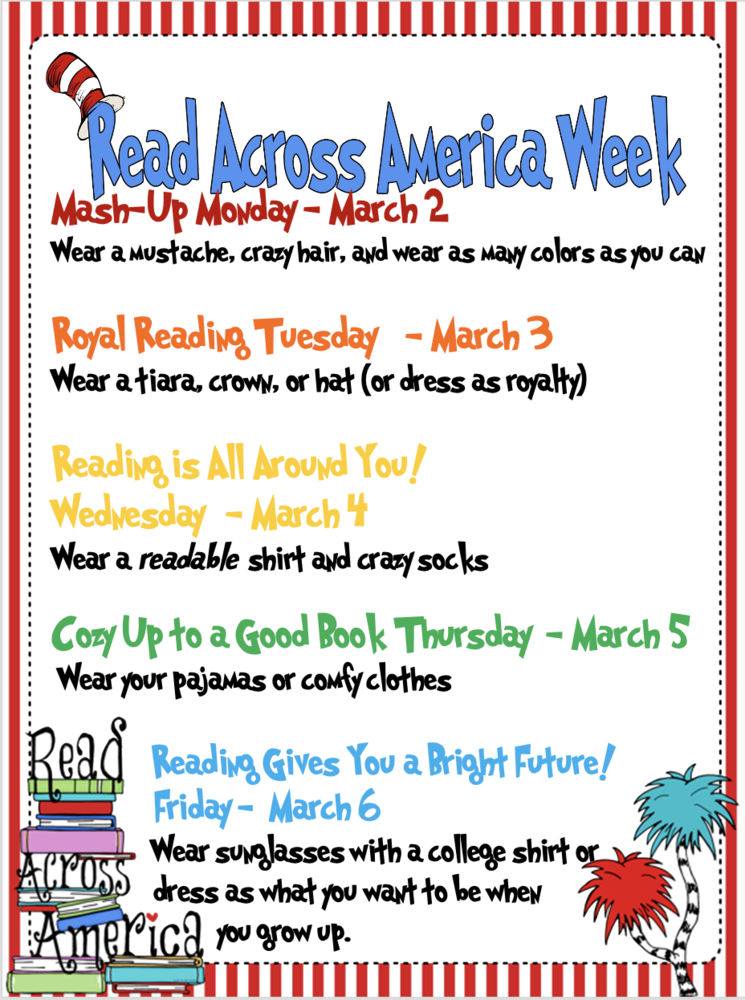 Read Across America Week is Coming!