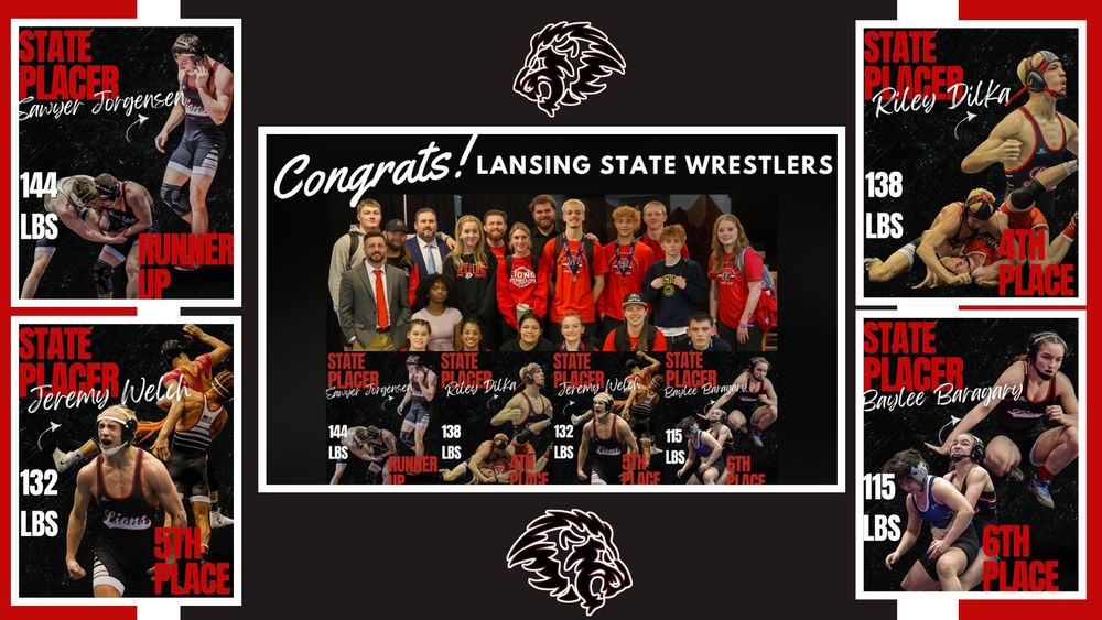 Lansing High School Celebrates Four State Placers