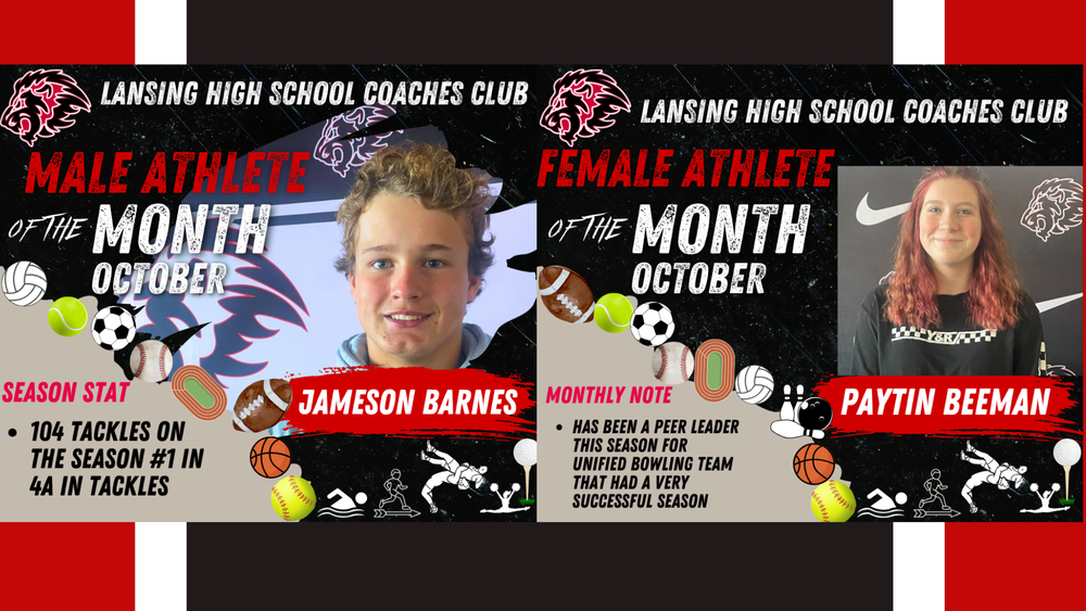 Athletes of the month!