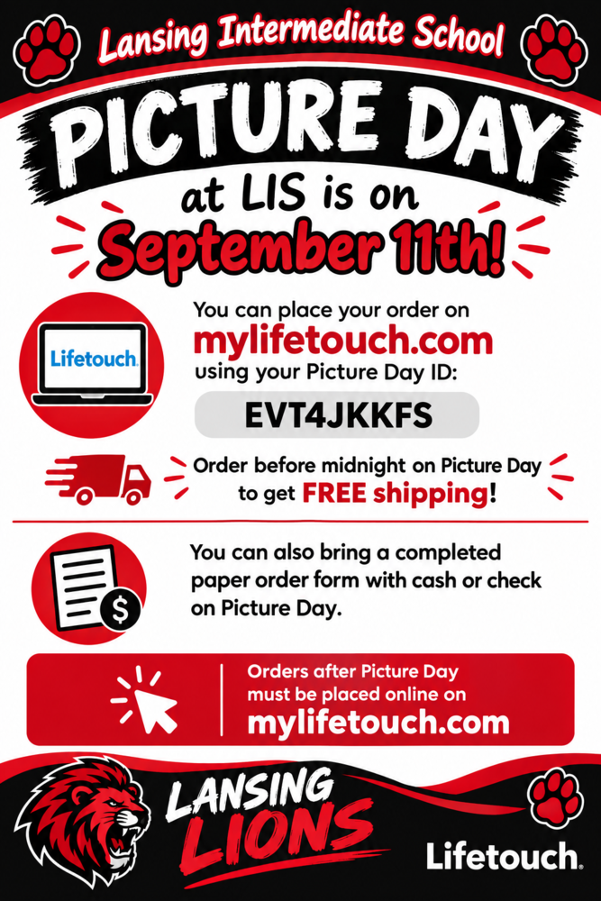 Picture Day at LIS is on September 11th!