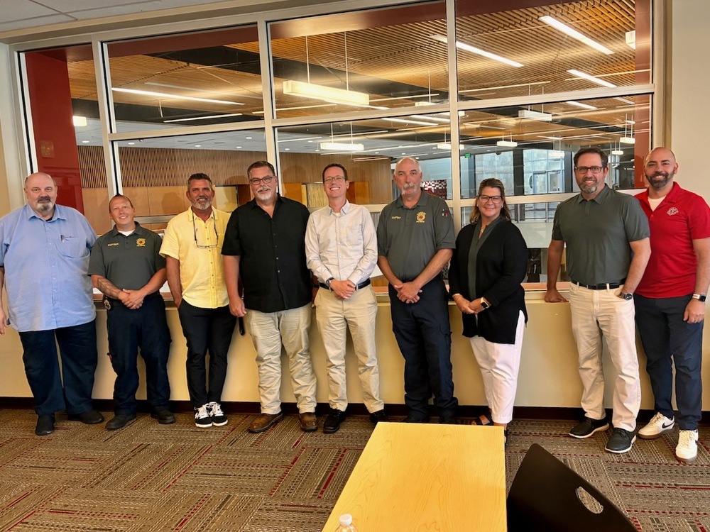Leavenworth-Lansing Chamber Leadership Class Visits Lansing High School