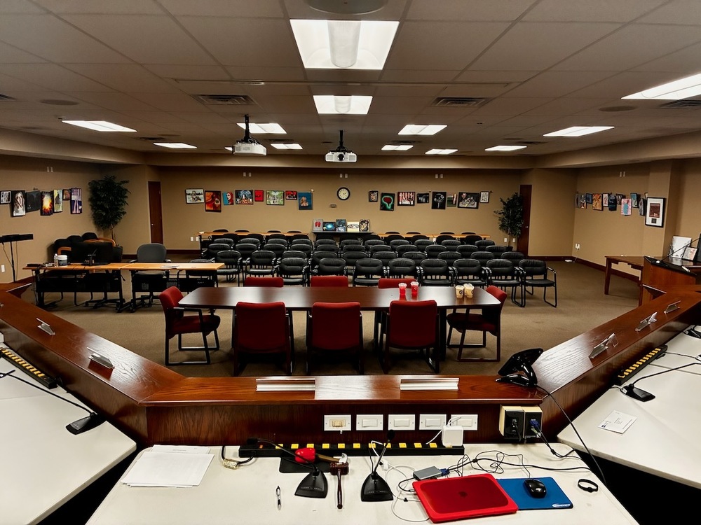 Student Artwork Showcased at District Office Ahead of Board Meeting