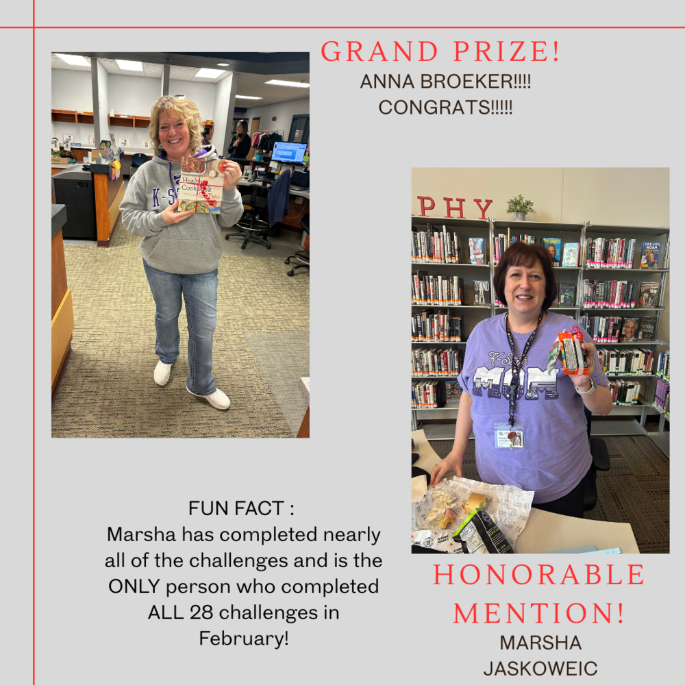 February Health & Wellness Challenge Winner Announced 