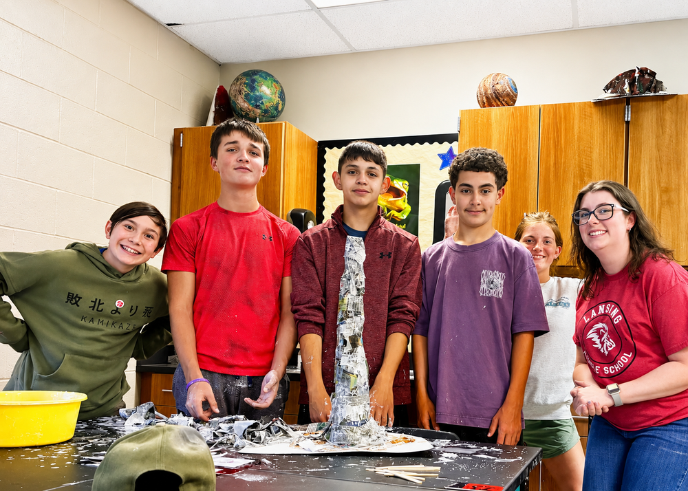 8th Grade Students Get Creative with Hands-On Volcano Science Project