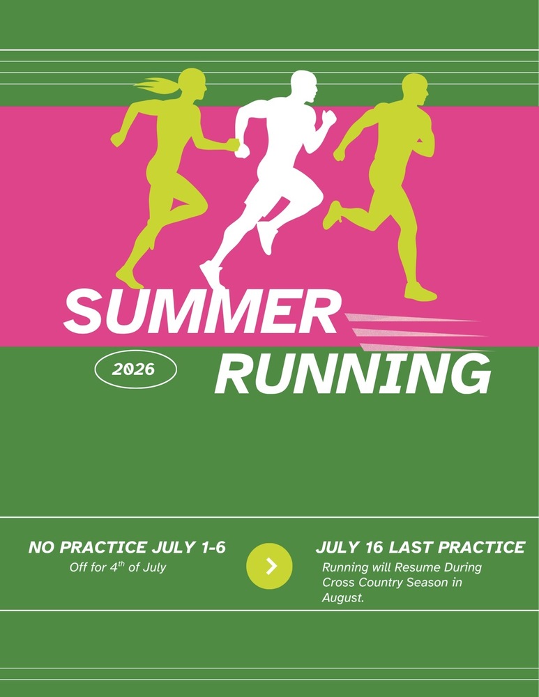 Summer Running Summer Hours - No practice July 1-6
