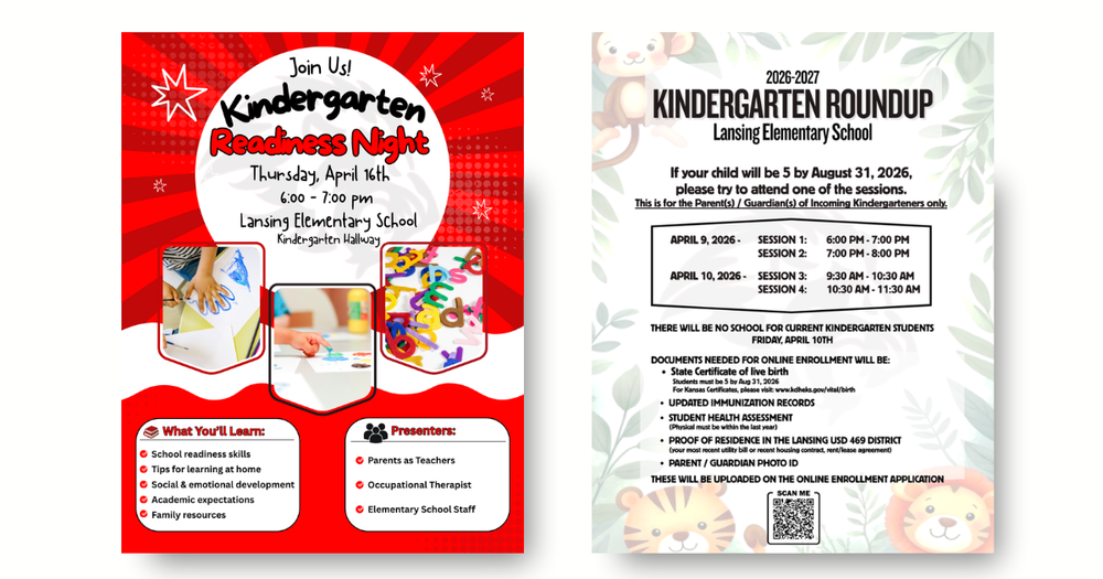 Kindergarten Roundup and Kindergarten Readiness